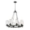 Z-Lite Tahoe 8 Light Outdoor Pendant, Ashen Barnboard & Clear 588-8ABB - alternate 1